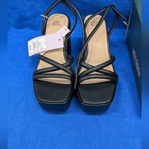 Wild Fable Astro Heels. Strappy Women's Sandals Memory Foam. NWT